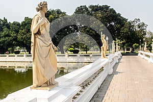 Bang Pa-In Royal Palace or the Summer Palace that is a palace complex formerly used by the Thai kings in Ayutthaya Province