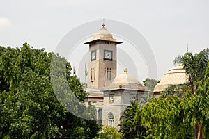 Bangalore, Karnataka India-June 04 2019 : BBMP building covered with trees Bengaluru, Karnataka