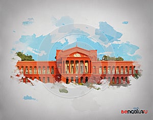 BANGALORE TOURIST PLACES HIGH COURT KARNATAKA BENGALURU