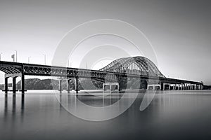 Banghwa bridge and han river in Korea