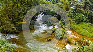 Bangioc waterfall in Caobang, Vietnam