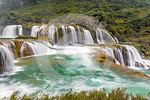 Bangioc waterfall in Caobang, Vietnam