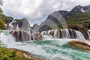 Bangioc waterfall in Caobang, Vietnam