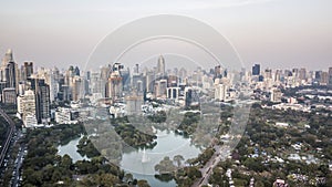 Bangkok, aerial photograph photo