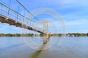 Bangkok Bicentennial Bridge over Ping river at Tak province, Thailand