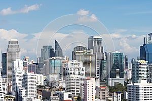 Bangkok city skyline in the morning, Thailand