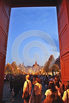 Bangkok-Dec 8:The Grand Palace