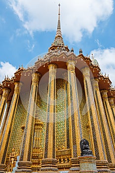 Bangkok-Grand Palace & Temple of the Emerald Buddha or Wat Phra Kaeo in Bangkok, Thailand