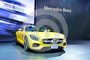BANGKOK - March 26 : Mercedes Benz AMG-GTS on DisPlay at 36th Ba