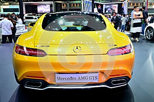 BANGKOK - March 26 : Mercedes Benz AMG-GTS on DisPlay at 36th Ba