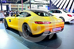 BANGKOK - March 26 : Mercedes Benz AMG-GTS on DisPlay at 36th Ba