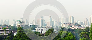 Bangkok panorama view