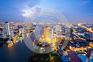 Bangkok Skyline at dusk