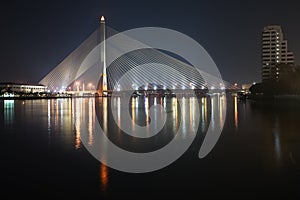 Bangkok suspension bridge