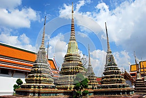 Bangkok, Thailand: Chedis at Wat Po