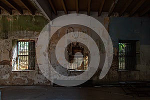 Abandoned buildings : Within the old customs house Or Old bang rak fire station photo