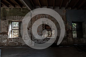 Abandoned buildings : Within the old customs house Or Old bang rak fire station photo