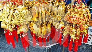 BANGKOK,THAILAND - FEBRUARY 8,2017 : Chinese New Year Auspicious