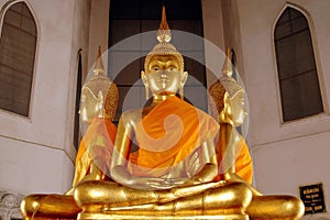 Bangkok, Thailand: Gilded Buddhas photo