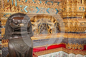 Bangkok, Thailand Grand Palace Wat Phra Kaew shrines