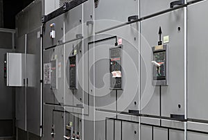 Control panel system integration inside of Electric voltage control room