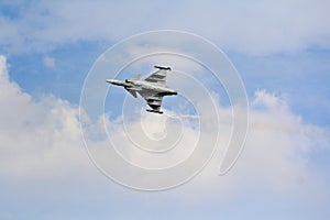 BANGKOK, THAILAND - JULY 02: Gripen of Royal Thai air force