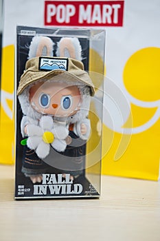 Bangkok, Thailand - May 10, 2024 : POP MART The Monsters LABUBU Fall in Wild Vinyl Plush Doll