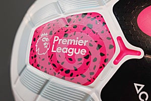 Close-Up on Nike Merlin Football The Official English Premier League Match Ball