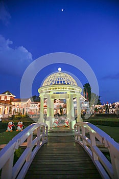 BANGKOK, THAILAND - OCTOBER 28, 2017: People visit and dine at c