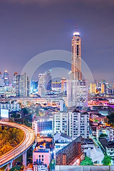 Bangkok, Thailand Skyline from Ratchathewi District