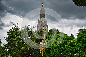 Temple of Dawn  Wat Arun is a buddhist temple and derives its name from the Hindu god Aruna often personified as the radiations of photo