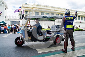 Bangkok, Thailand : traffic police