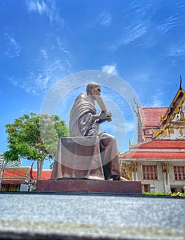 Bangkok, Thailand  Wat Rakhang Khositaram Woramahawiharn in thailand, measure,buddha in thailand, temple in thailand