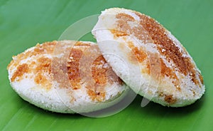 Bangladeshi Bhapa Pitha or steamed rice cake