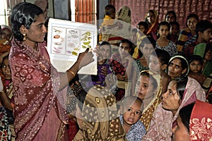 Bangladeshi women are educated in nutrition