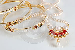 Bangles & necklace