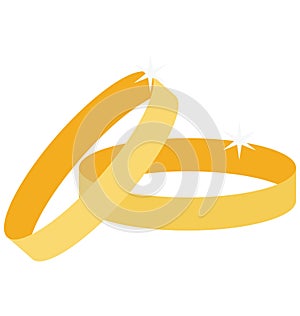 Bangles Vector Icon that can be easily modified or edit