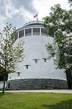 Bangor, Maine, USA- The Thomas Hill Standpipe on July 19, 2023