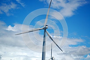 Bangui Wind Farm windmills in Ilocos Norte, Philippines photo