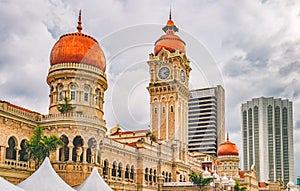 Bangunan Sultan Abdul Samad in Kuala Lumpur, Malaysia