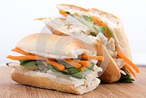 Banh mi vietnamese sandwich