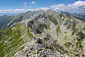 Banikov and Tri kopy peaks, Western Tatras, Slovakia, hiking theme