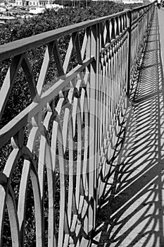 Banister in B&W