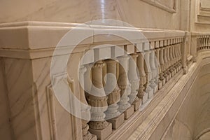 Banister in Palatul Parlamentului Palace of the Parliament, Bucharest