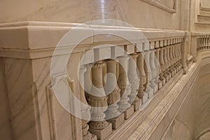 Banister in Palatul Parlamentului Palace of the Parliament, Bucharest photo