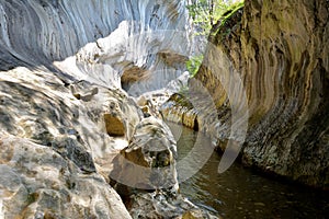 Banitei keys Romania- spectacular limestone erosion photo