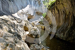 Banitei keys Romania- spectacular limestone erosion photo