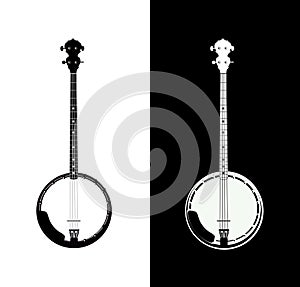 Banjo isolated