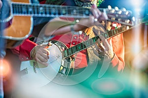 Banjo player