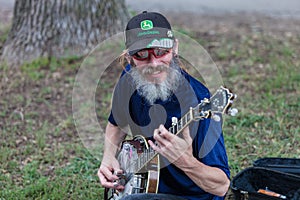 Banjo Player at Iowa State Fair